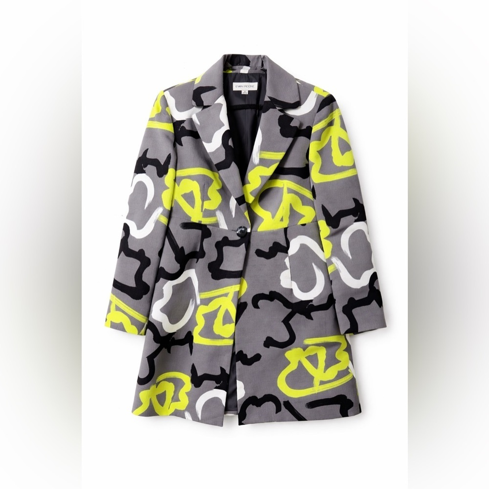 Evan Picone statement blazer wearable art “Dopamine Dressing” Perfection! Size 8 - Picture 2 of 7